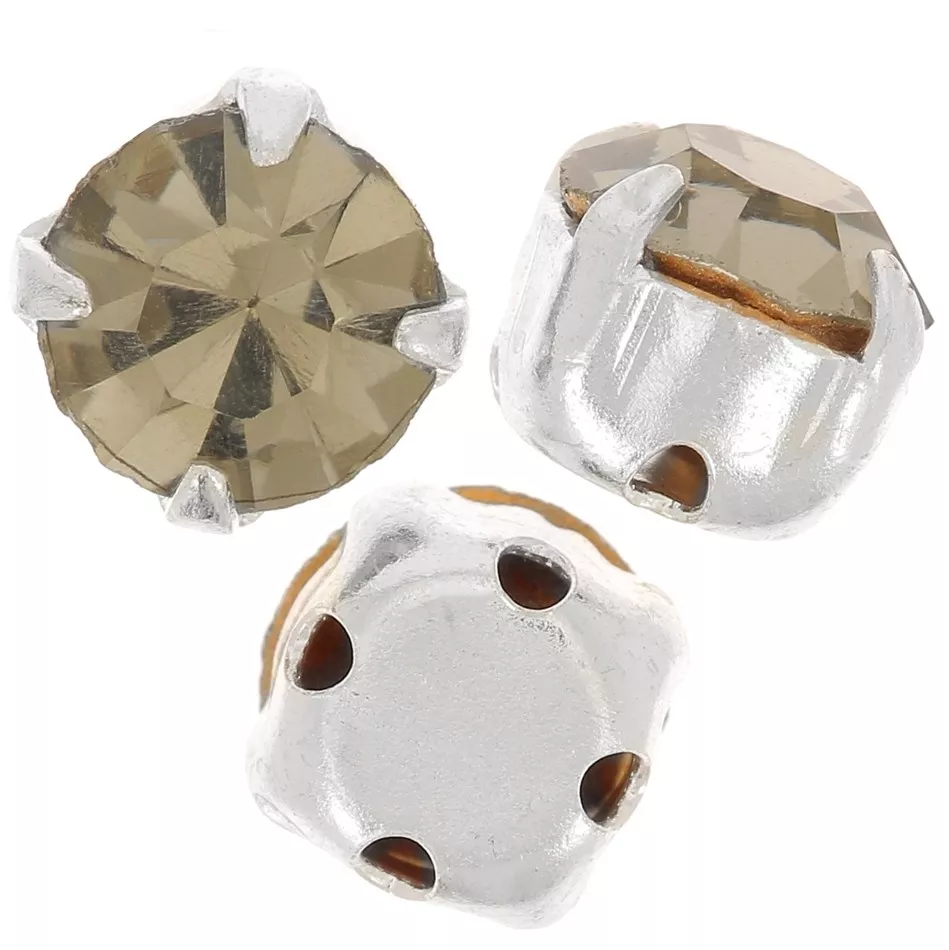 2 Strass Da Cucire Rettangolari Ottagonali, 18x25 Mm, Cristallo Trasparente Con 2 Fori, Per Abbigliamento E Accessori - 5