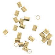 Perle tubi 1.9x1.5 mm in Gold filled x50|raw }}