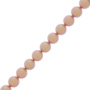 Perle Preciosa - Round Pearl Maxima - 5 mm Pearlescent Pink x25