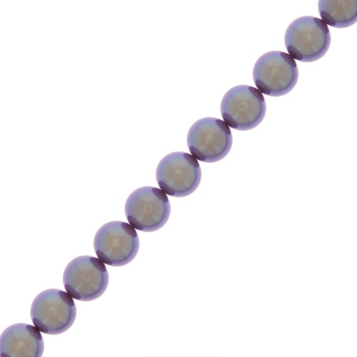 Perle Preciosa - Round Pearl Maxima - 5 mm Pearlescent Violet x25