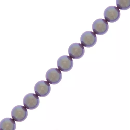 Perle Preciosa - Round Pearl Maxima - 5 mm Pearlescent Violet x25