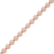 Perle Preciosa - Round Pearl Maxima - 5 mm Pearl Effect Rosaline x25|raw }}