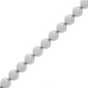 Perle Preciosa - Round Pearl Maxima - 5 mm Pearl Effect Light Grey x25