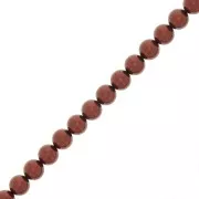 Perle Preciosa - Round Pearl Maxima - 5 mm Pearl Effect Dark copper x25