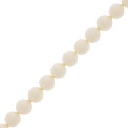 Perle Preciosa - Round Pearl Maxima - 5 mm Pearlescent Cream x25|raw }}