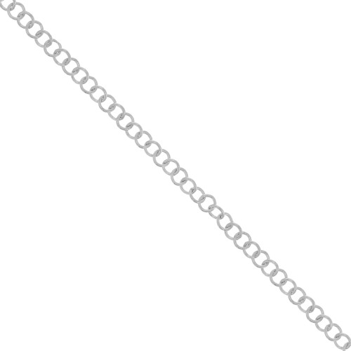 Catena mm. 4,7 argentato x m. 1