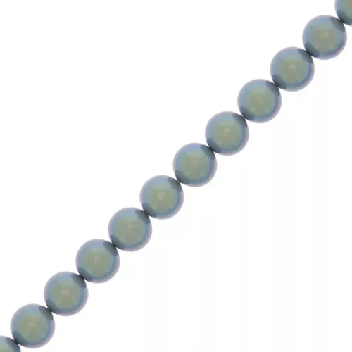 Perle Preciosa - Round Maxima - 6 mm Pearlscent Blue x20