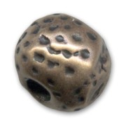 Perlina Metallo mm. 10x12 bronzo x1|raw }}