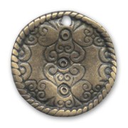 Zecchino sgualcito mm. 22 bronzo x1