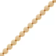 Perle Preciosa - Round Maxima 4 mm Pearl Effect Gold x30