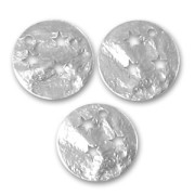 Zecchini sgualciti stellati mm. 15 rodiato x5|raw }}