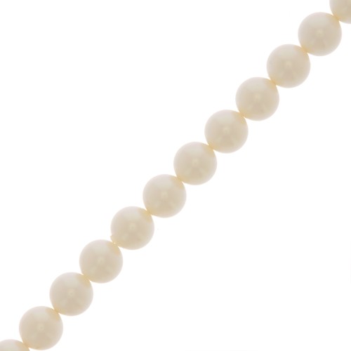 Perle Preciosa Round Pearl Maxima - 8 mm Pearlescent White x10