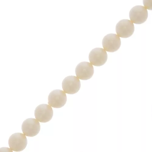 Perle Preciosa Round Pearl Maxima - 8 mm Pearlescent White x10