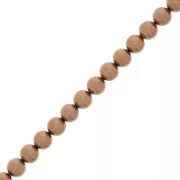 Perle Preciosa Round Pearl Maxima - 8 mm Pearl Effect Bronze x10