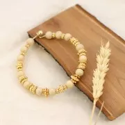 Bracciale chiusura avvitabile mm. 65 dorato