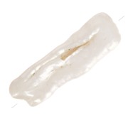 Perle d'acqua dolce Keshi - perle barroche irregolari 20-30 mm - Bianco x1