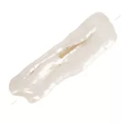 Perle d'acqua dolce Keshi - perle barroche irregolari 20-30 mm - Bianco x1