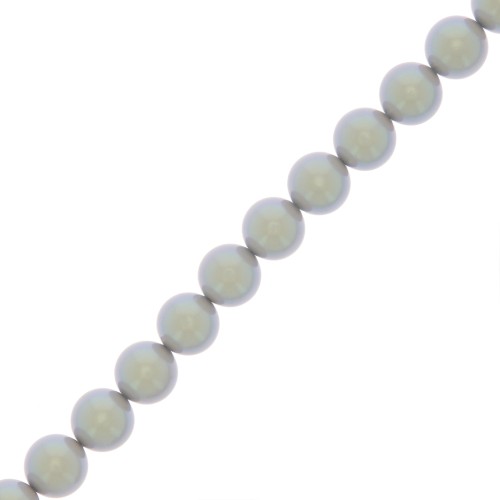 Perle Preciosa Round Pearl Maxima - 8 mm Pearlescent Grey x10