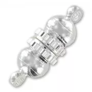 Chiusura magnetica argentata mm. 17x6 x1