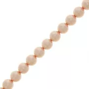 Perle Preciosa Round Pearl Maxima - 8 mm Pearl Effect Peach x10