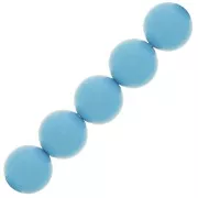 Perle Preciosa Round Pearl Maxima - 12 mm Aqua Blue x6