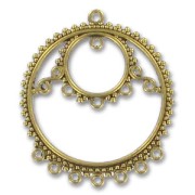 Separatore tondo mm. 40 mm dorato antico x1