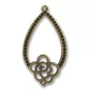 Separatore 2 asole mm. 40 mm bronzo x1