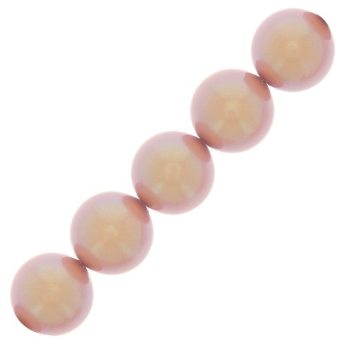 Perle Preciosa Round Pearl Maxima - 12 mm Pearlescent Pink x6