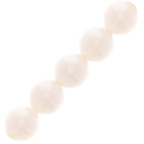 Perle Preciosa Round Pearl Maxima - 12 mm Pearlescent White x6