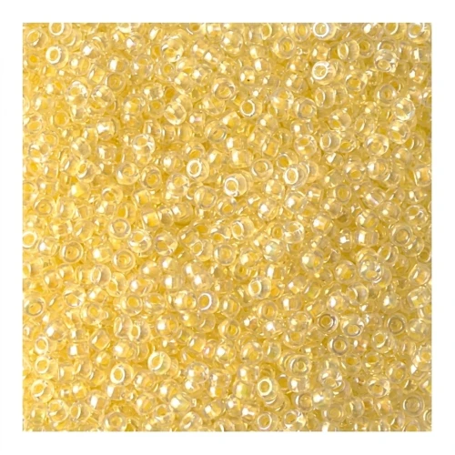 Rocaille Miyuki 11/0 273 - Crystal AB Light Yellow Lined