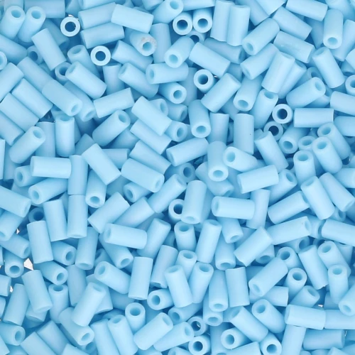 Bugles Miyuki mm. 3 BGL1-413FR - Mat Opaque Turq Blue AB x10g