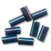 Bugles Miyuki 3 mm BGL1-452 - Blu scuro iris metallizzato x10 g