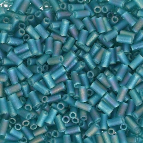 Bugles Miyuki mm. 3 BGL1-2405FR - Mat Tr Teal AB x10g