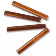 Perla Preciosa, tubetti da 20 mm, colore Smoked Topaz Silver Lined, 20 g