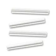 Tubi di perle Preciosa 20 mm Crystal Silver Lined x20g