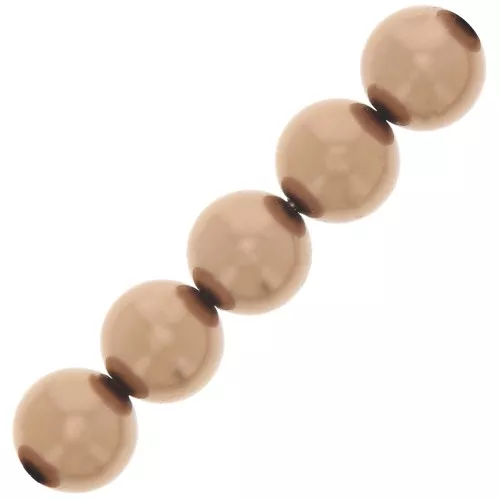 Perle Preciosa Round Pearl Maxima - 12 mm Pearl Effect Bronze x6