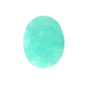 Cabochon ovale sfaccettato 8x6 mm Amazonite x1|raw }}