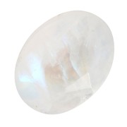 Cabochon ovale sfaccettato 8x6 mm Pietra di luna x1|raw }}