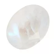 Cabochon ovale sfaccettato 8x6 mm Pietra di luna x1