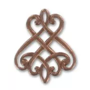 Separatori mm. 25x20 rame antico x2