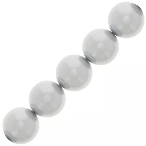 Perle Preciosa Round Pearl Maxima - 10 mm Pearl Effect Light Grey x5