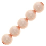 Perle Preciosa Round Pearl Maxima - 10 mm Pearl Effect Peach x5