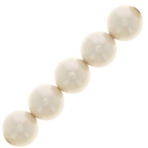 Perle Preciosa Round Pearl Maxima - 10 mm Pearl Effect White x5