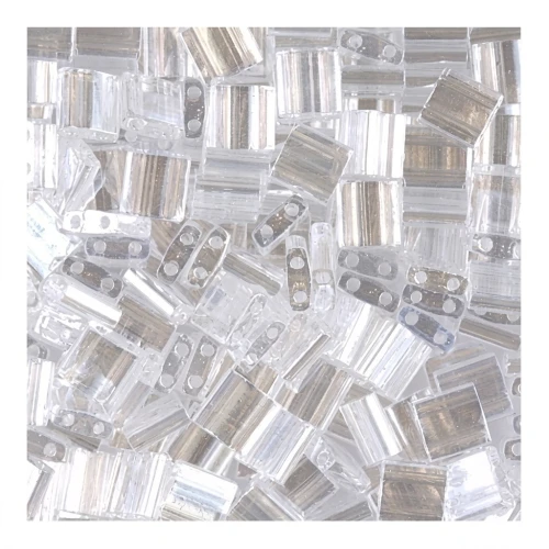Miyuki Tila Beads 5mm TL-0160 - Crystal Luster x10g