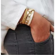 Miyuki Tila Beads 5mm TL-0160 - Crystal Luster x10g