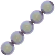 Perle Preciosa Round Pearl Maxima - 10 mm Pearlescent Violet x5
