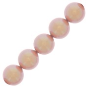 Perle Preciosa Round Pearl Maxima - 10 mm Pearlescent Pink x5|raw }}