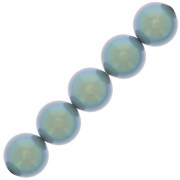Perle Preciosa Round Pearl Maxima - 10 mm Pearlescent Blue x5|raw }}