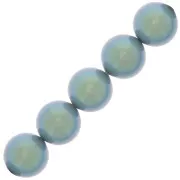 Perle Preciosa Round Pearl Maxima - 10 mm Pearlescent Blue x5