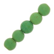 Perle tonde 8 mm Howlite tinta - Verde x10|raw }}